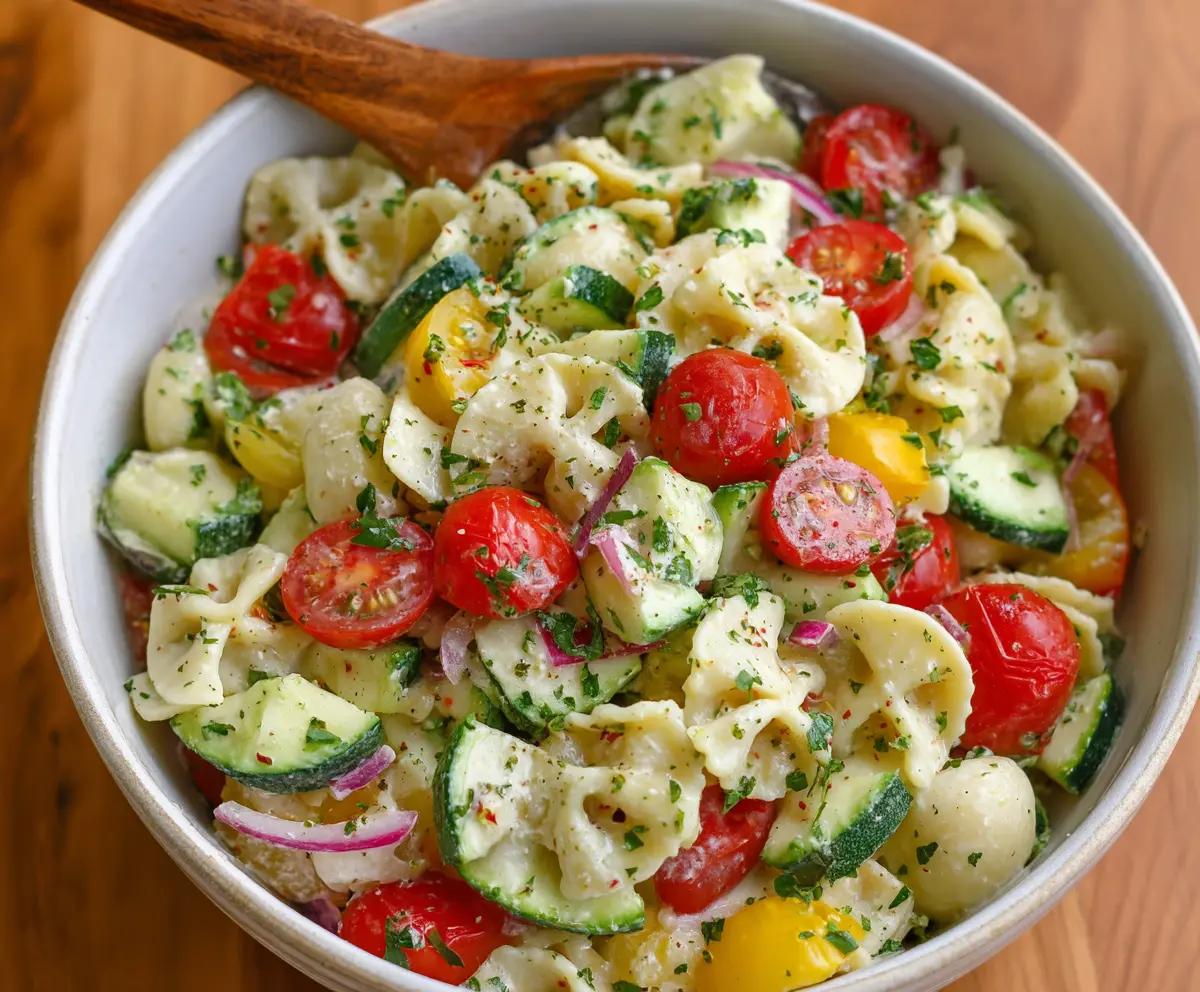 Easy Cilantro Lime Pasta Salad