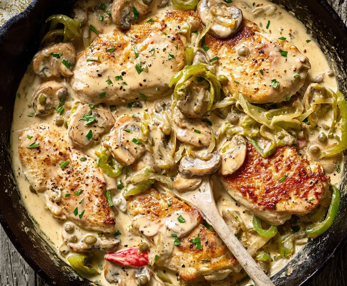 Easy Creamy Pepperoncini Chicken