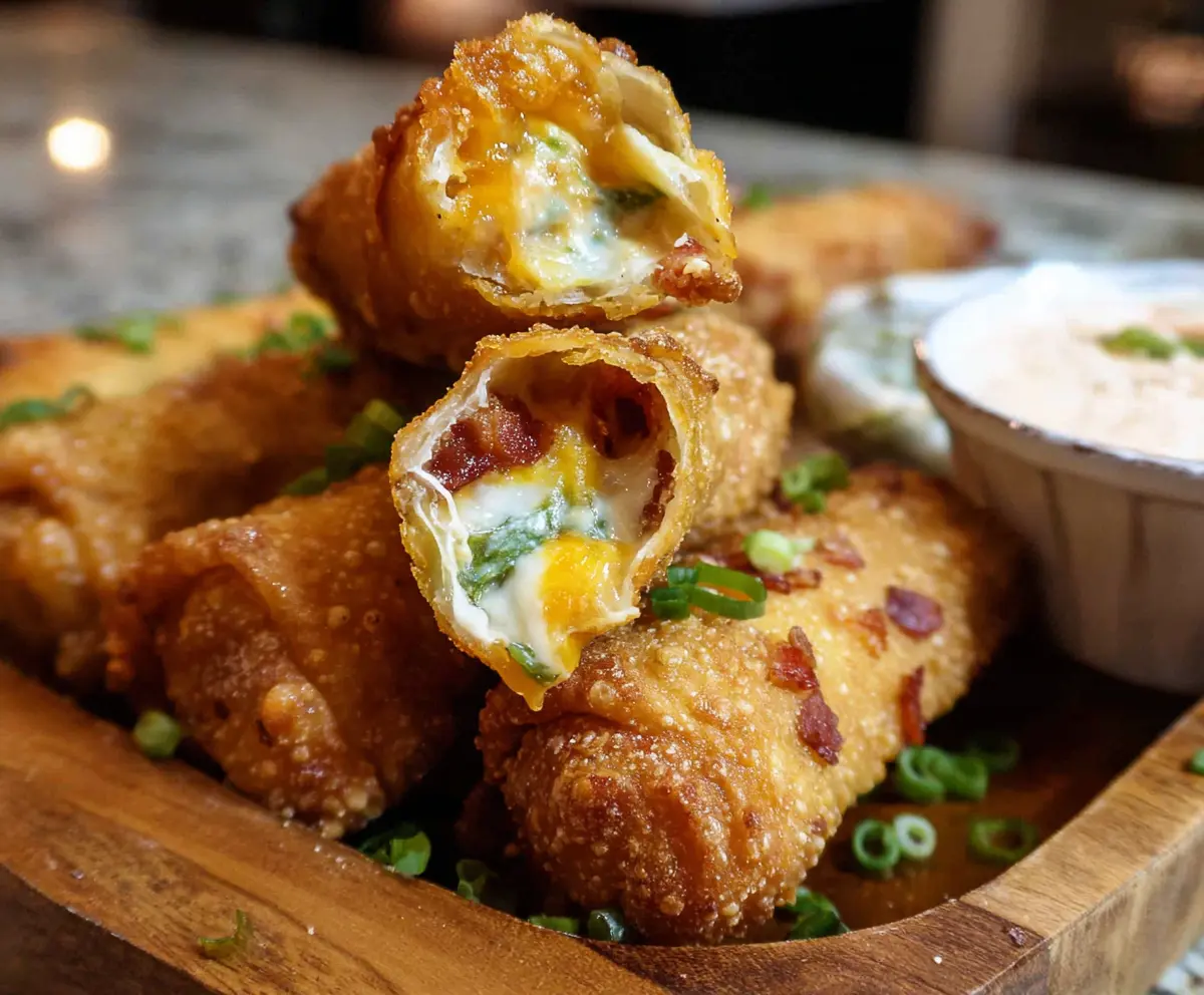 Easy Mini Jalapeno Popper Egg Rolls