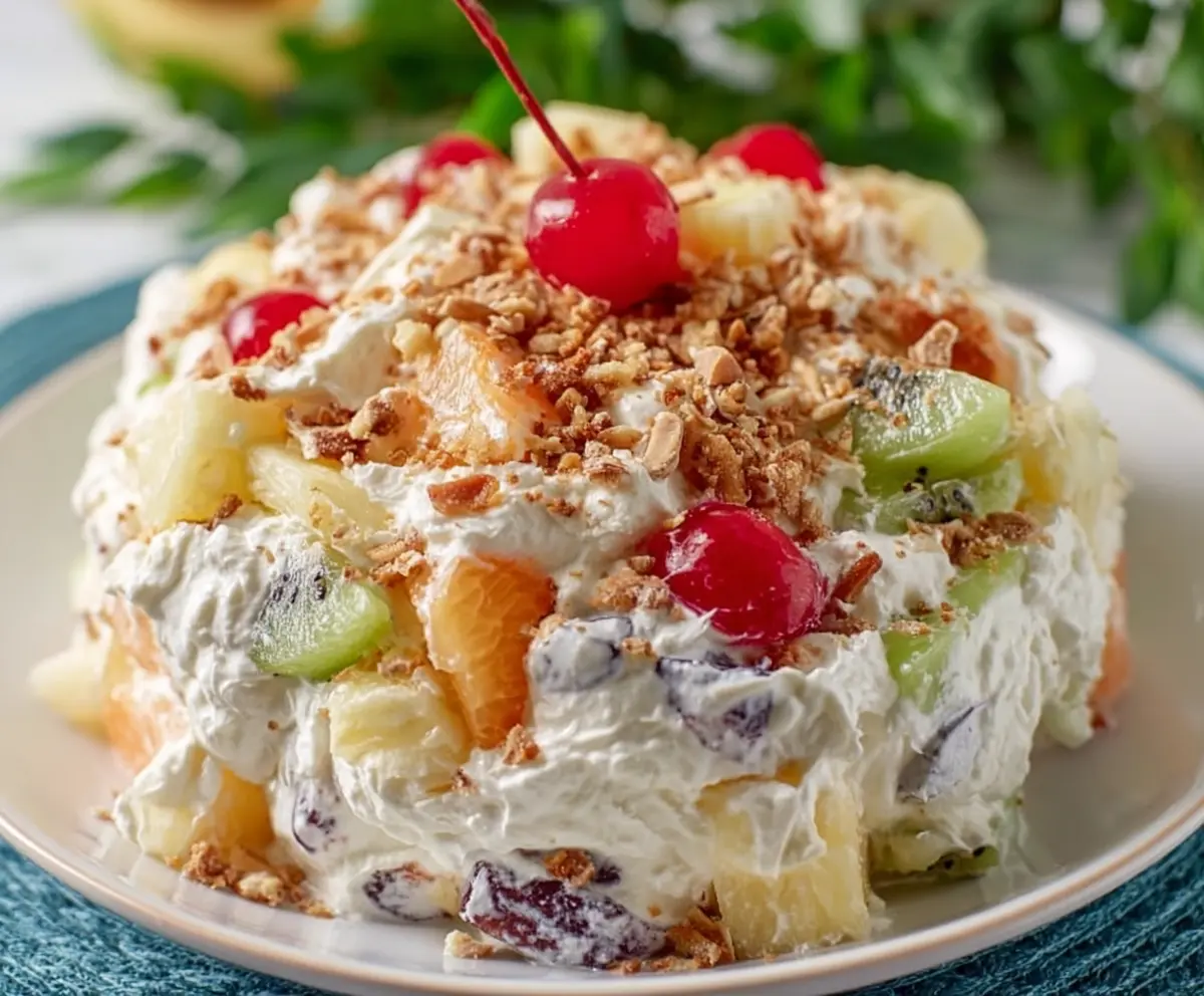 Easy Hawaiian Cheesecake Salad Recipe