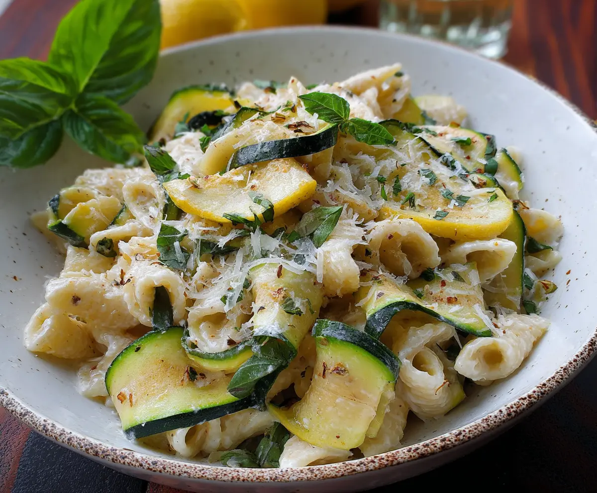 Easy Lemon Ricotta Pasta with Zucchini