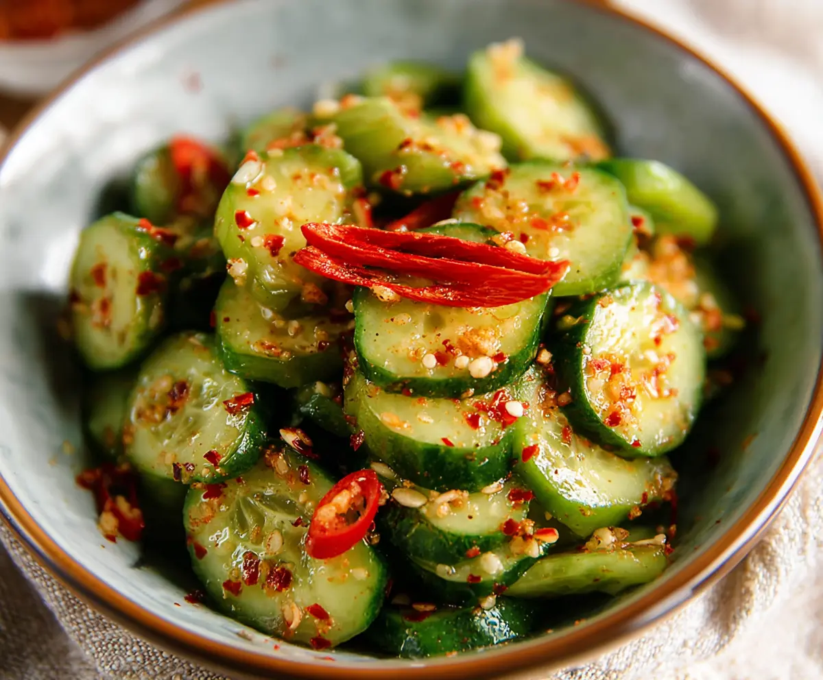 Easy Spicy Cucumber Salad