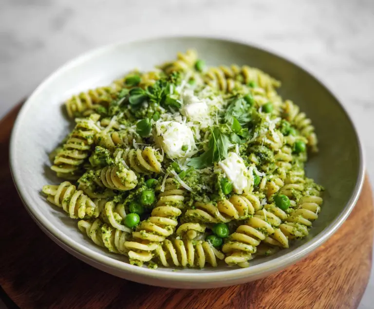 Spring Pea Pesto Pasta