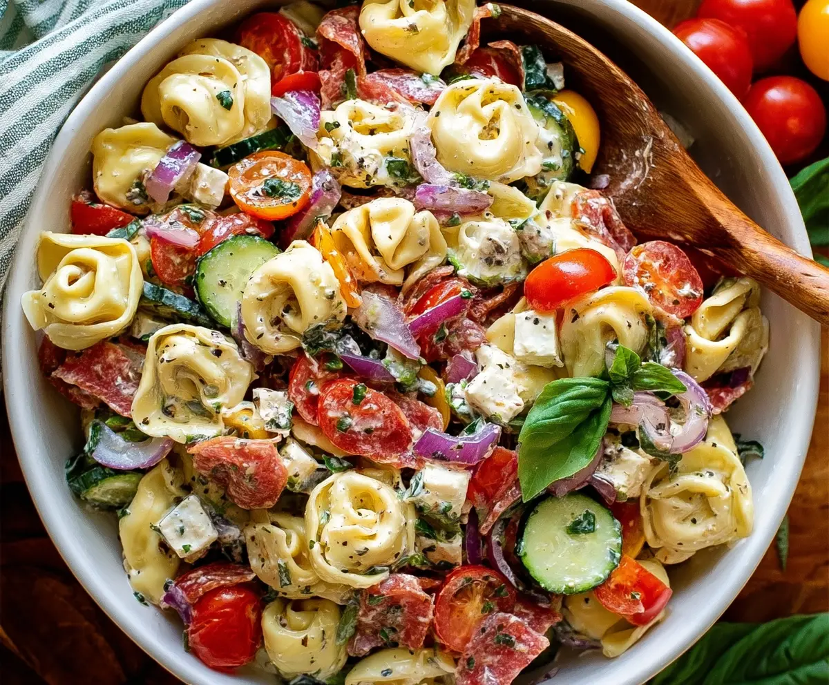 Easy Tortellini Pasta Salad Recipe