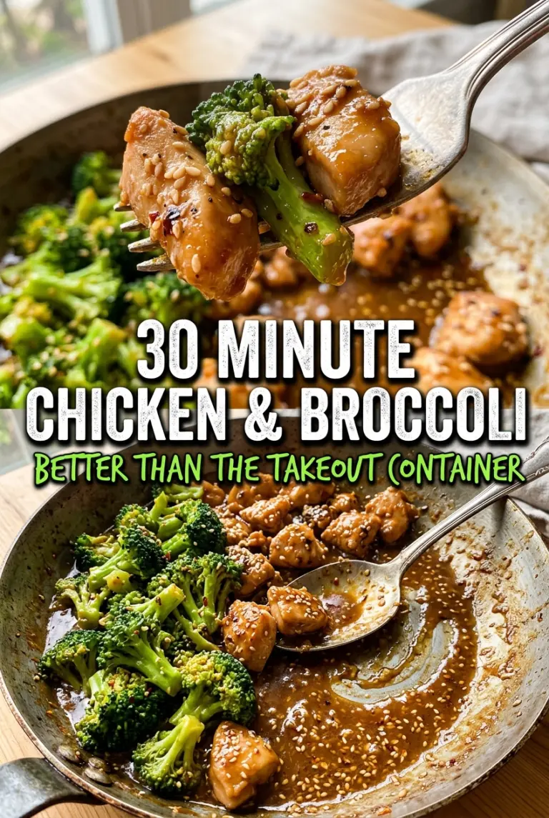 30-Minute Chicken and Broccoli