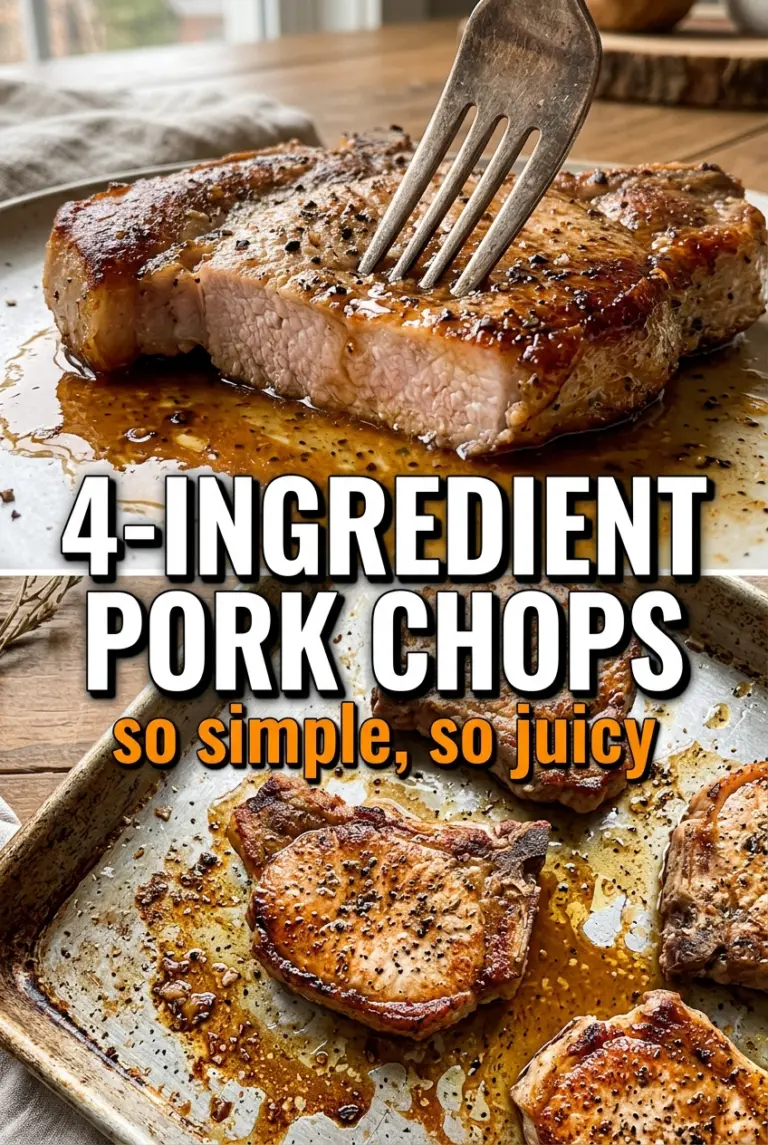 4-Ingredient Oven Pork Chops