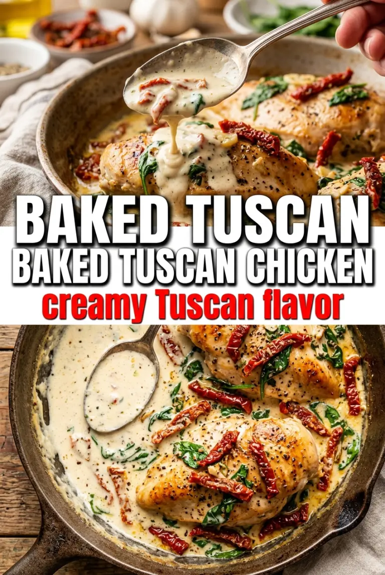 Baked Tuscan Chicken