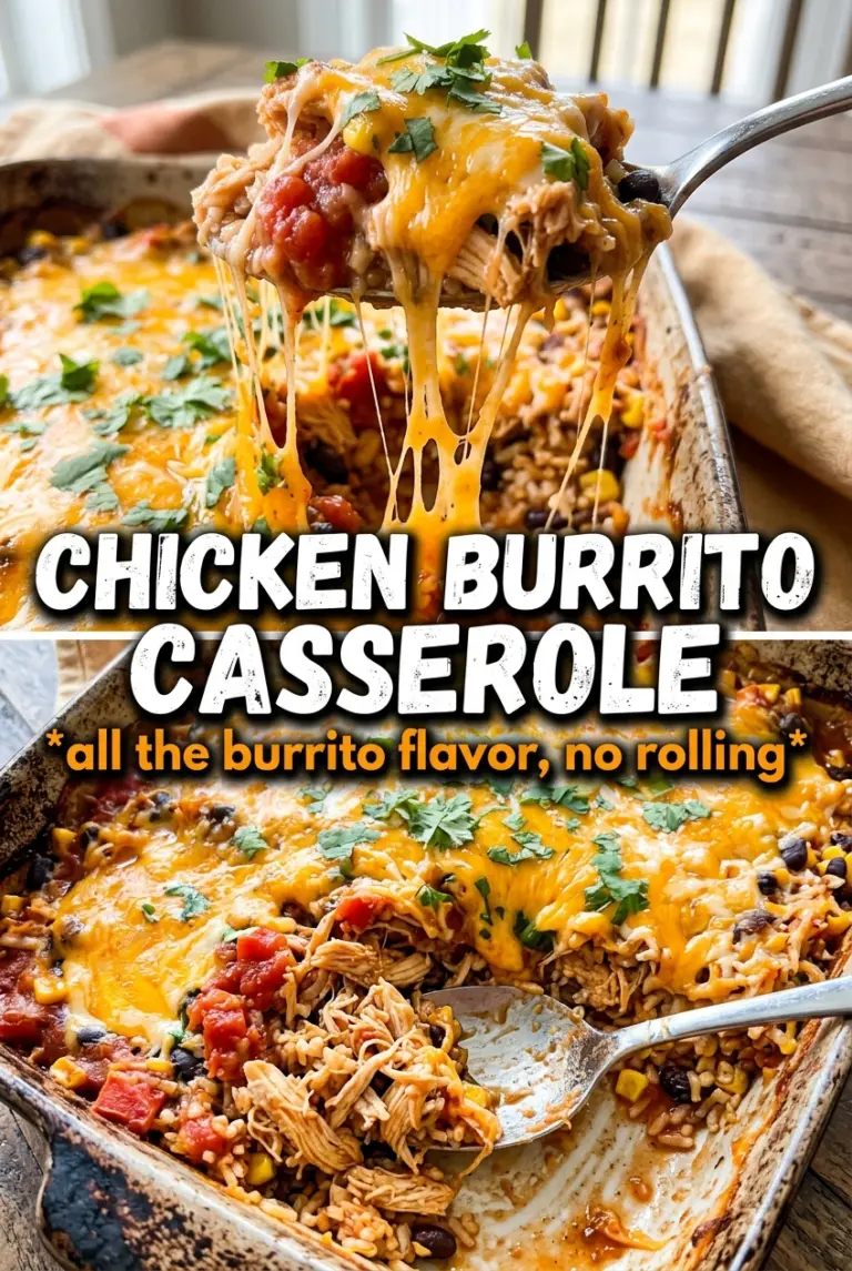 Chicken Burrito Casserole