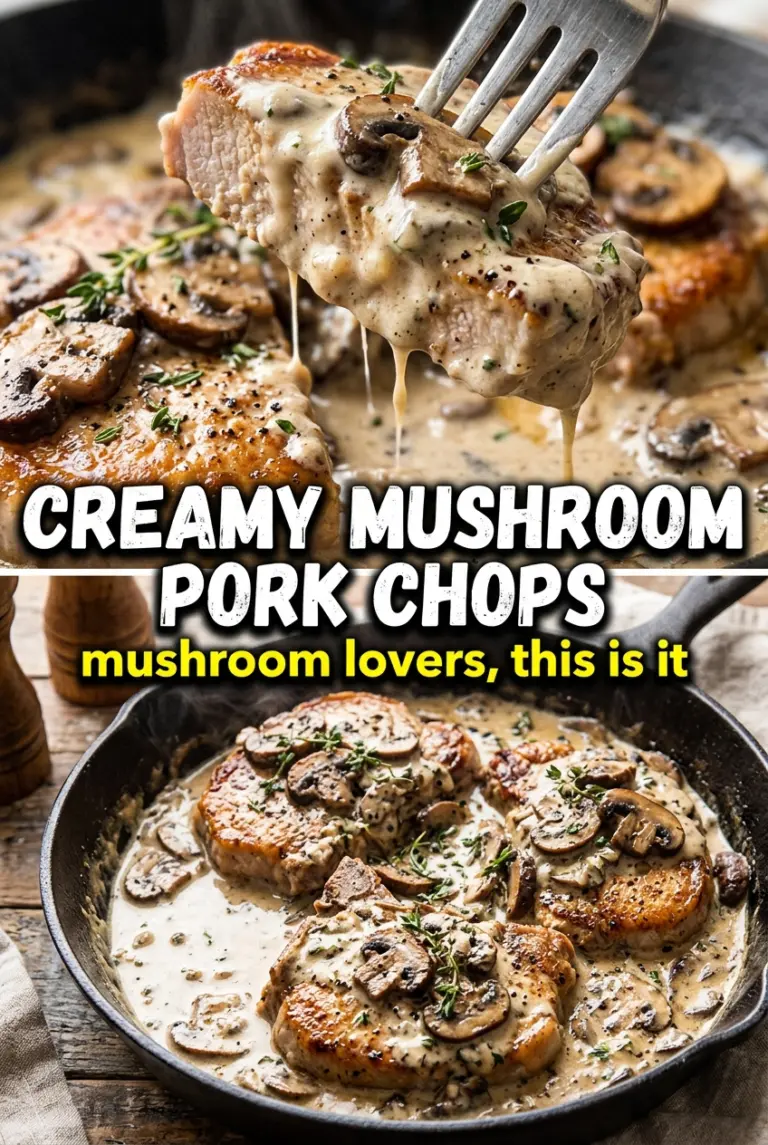 Creamy Mushroom Pork Chops