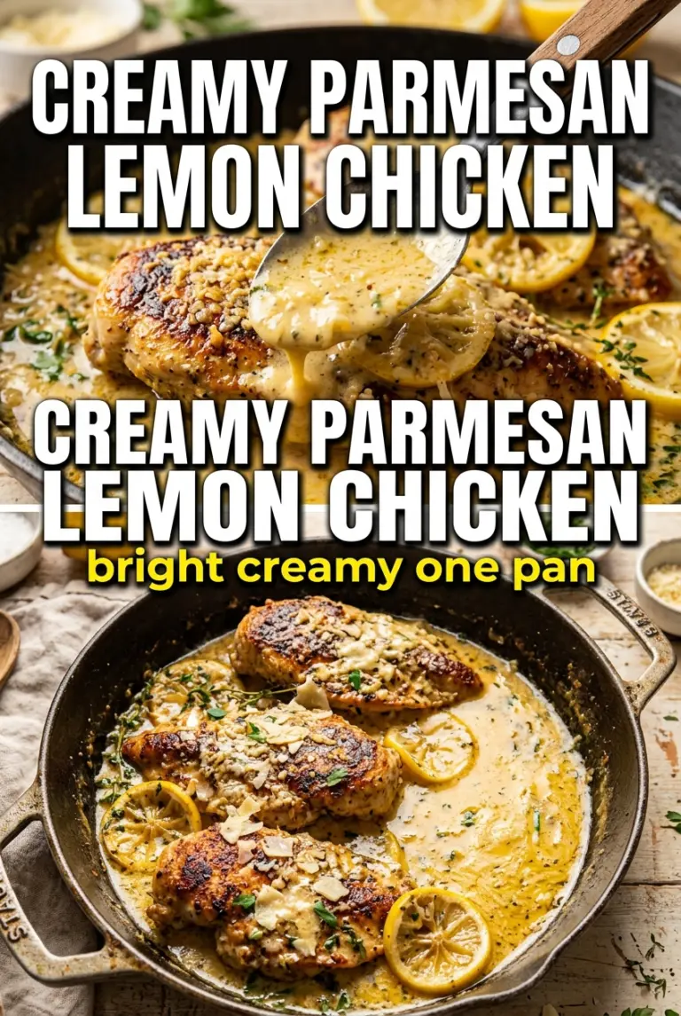 Creamy Parmesan Lemon Chicken