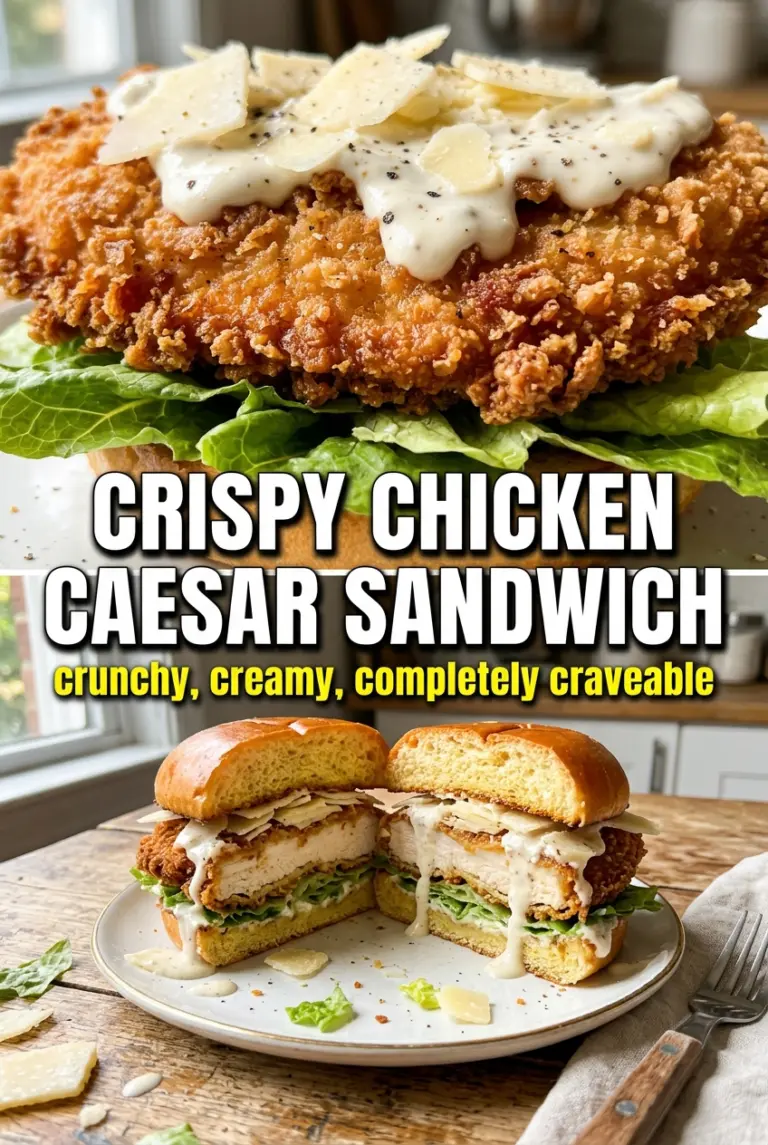 Crispy Chicken Caesar Sandwich