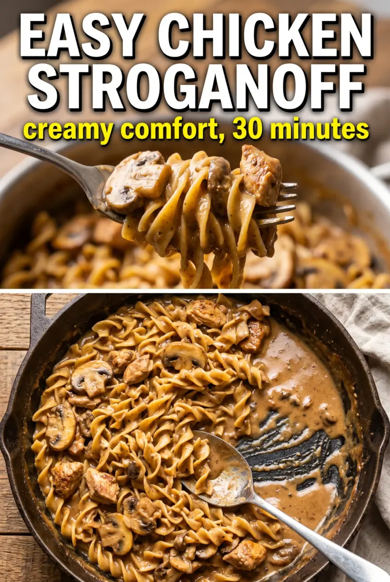 Easy Chicken Stroganoff