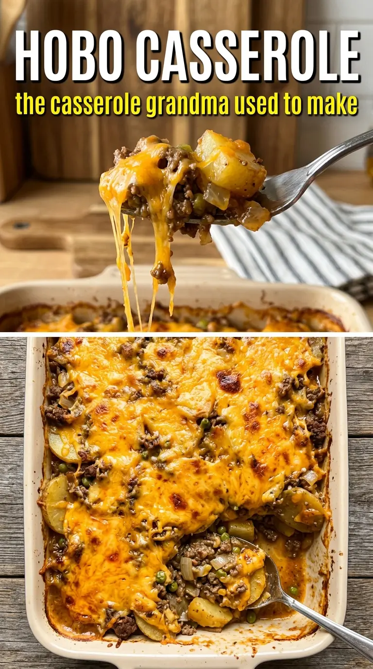 Hobo Casserole creamy cheesy potato bake