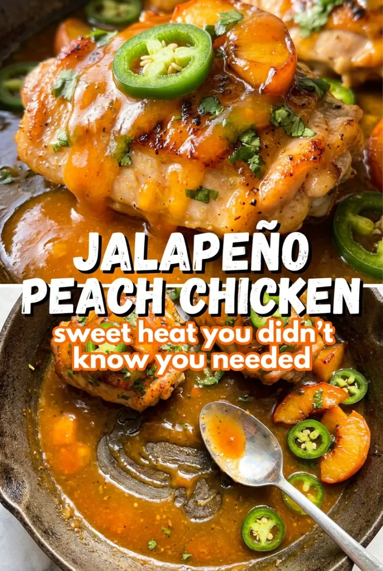 Jalapeño Peach Chicken