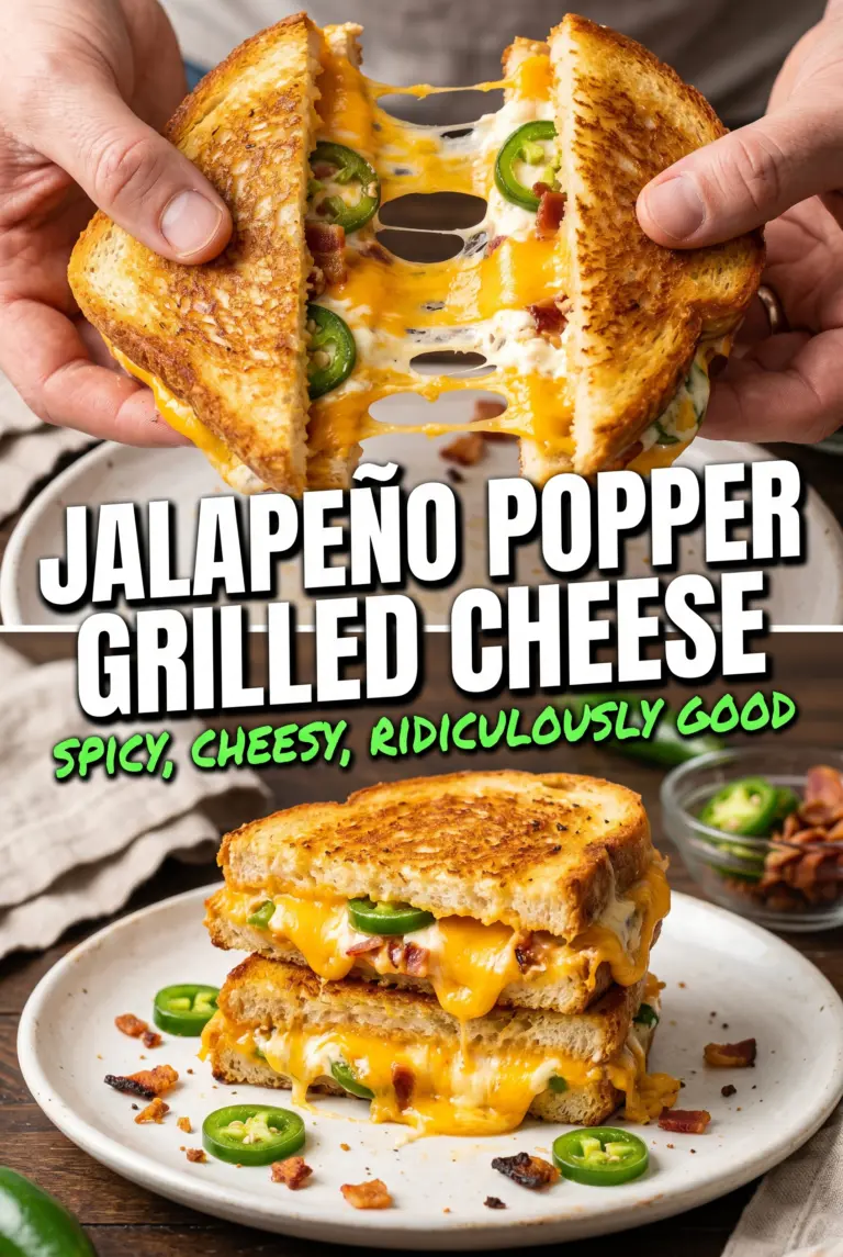 Jalapeño Popper Grilled Cheese