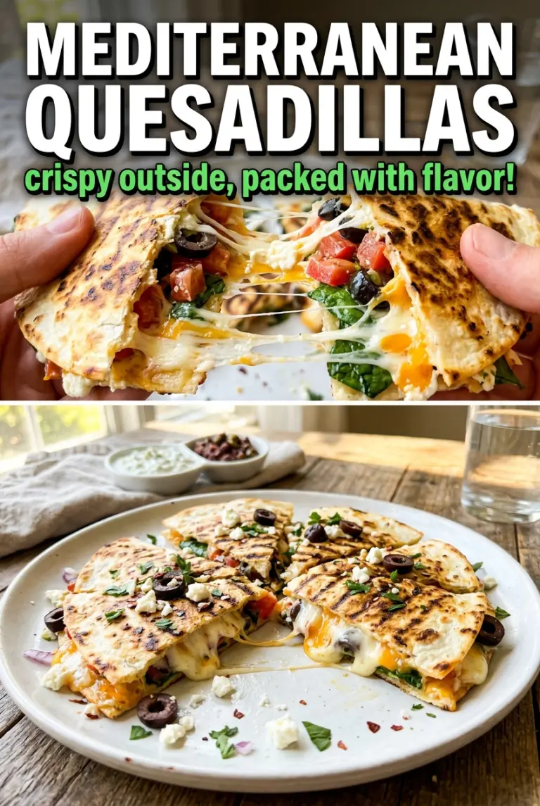 Mediterranean Quesadillas