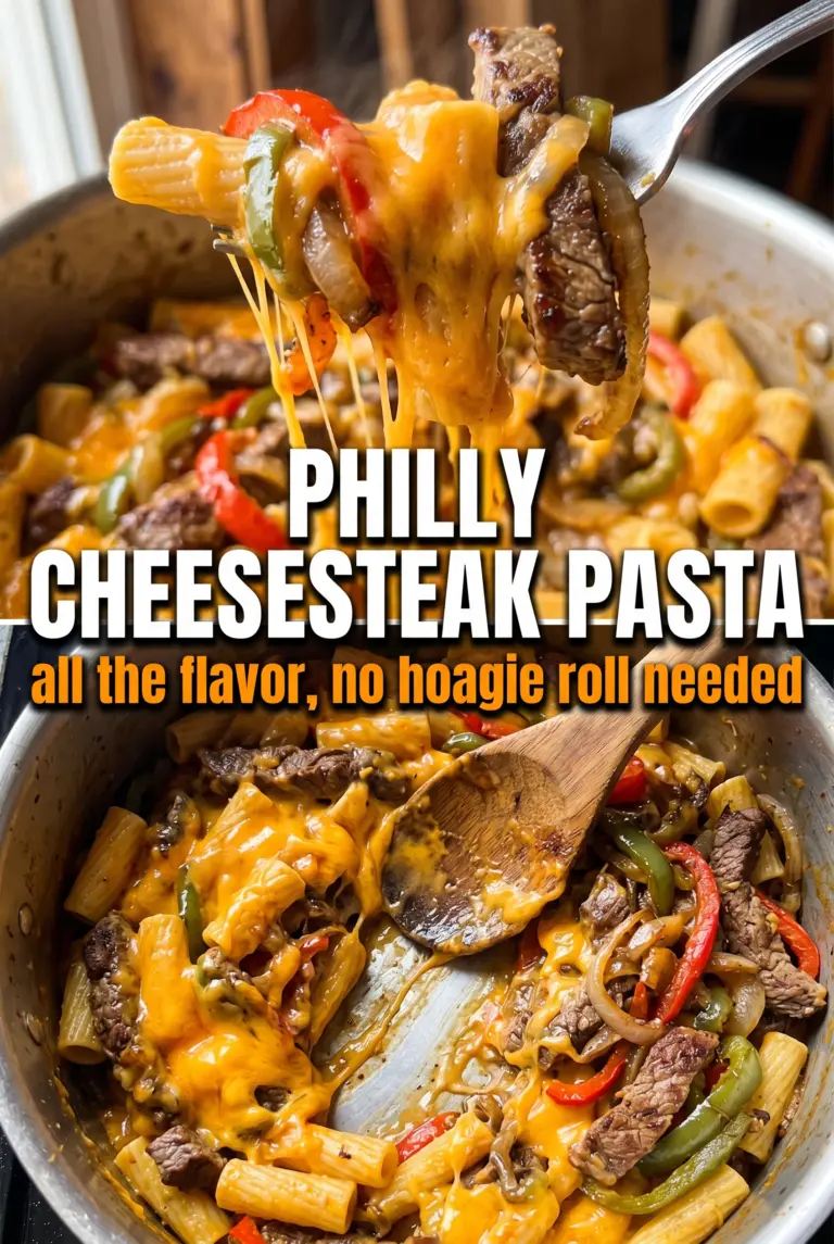 Philly Cheesesteak Pasta