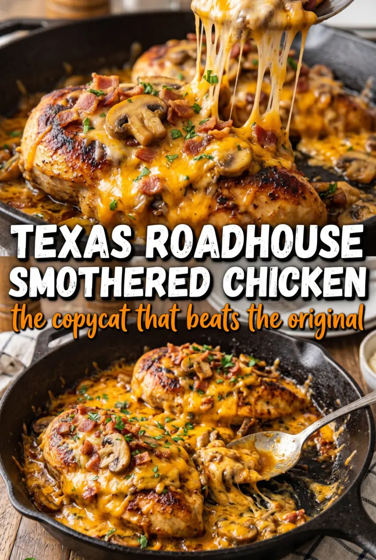 Texas Roadhouse Smothered Chicken Copycat