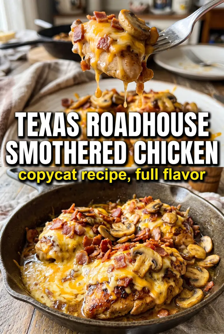 Texas Roadhouse Smothered Chicken Copycat