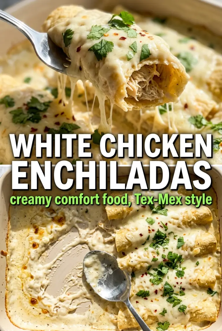White Chicken Enchiladas