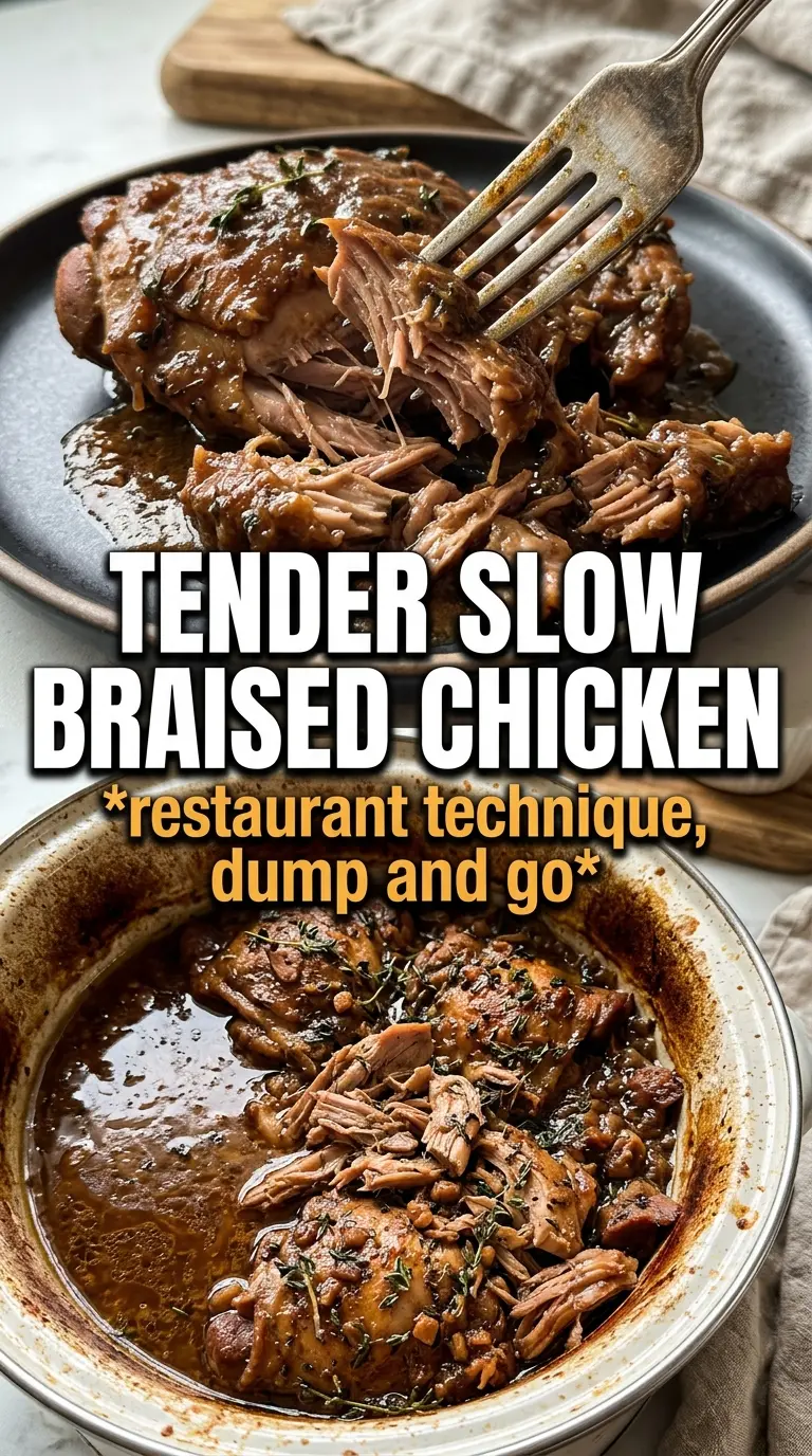 Braised Chicken golden thyme carrots
