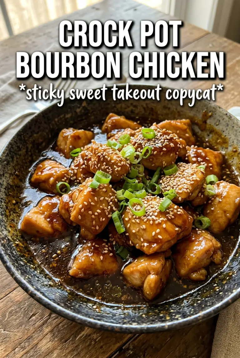 Crock Pot Bourbon Chicken