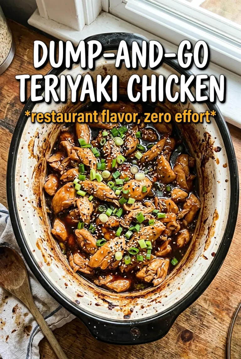 Dump-And-Go Crockpot Teriyaki Chicken