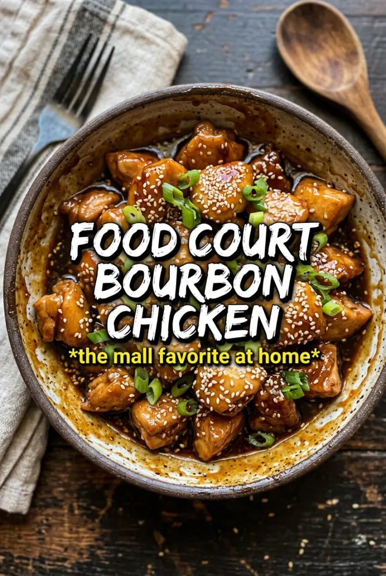 Food Court Bourbon Chicken Copycat