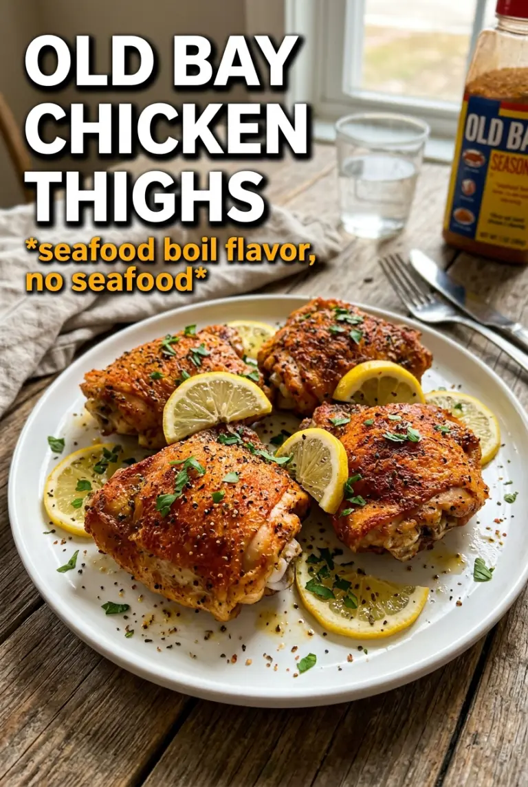 Old Bay Chicken Thighs