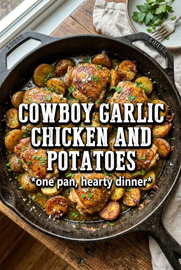 One-Pan Cowboy Garlic Chicken And Potatoes