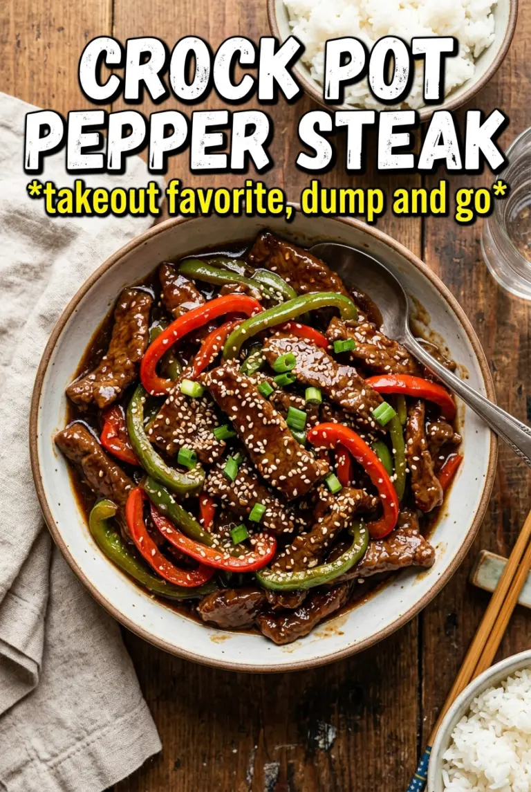 Pepper Steak in a Crock Pot