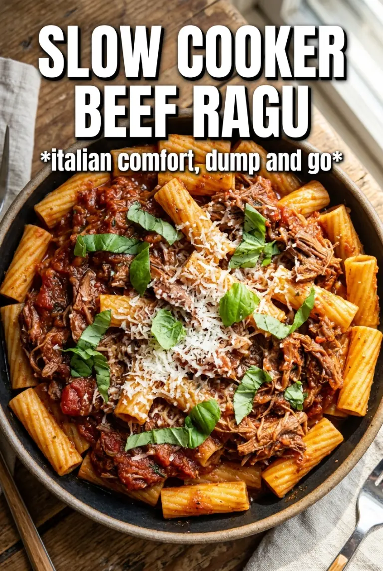 Slow Cooker Beef Ragu