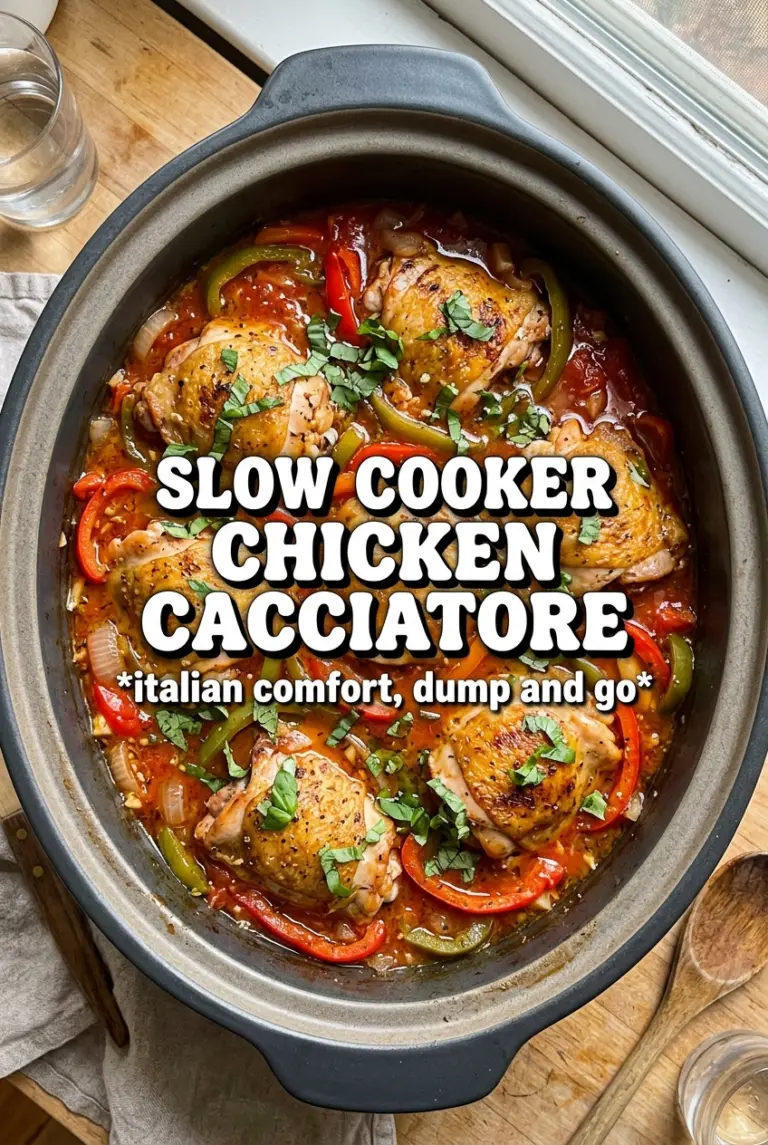 Slow Cooker Chicken Cacciatore