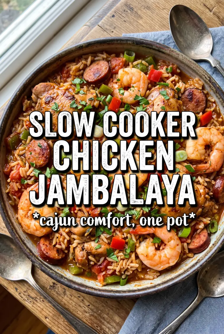 Slow Cooker Chicken Jambalaya