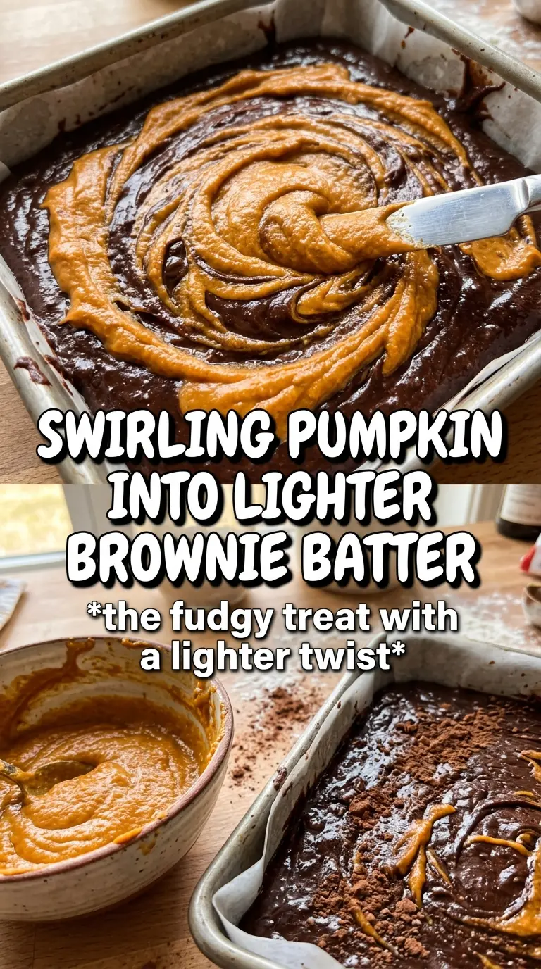 90 Calorie Pumpkin Brownies fudgy chocolate bars powdered sugar