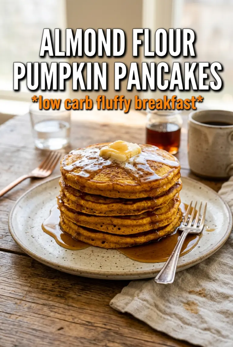 Almond Flour Pumpkin Pancakes
