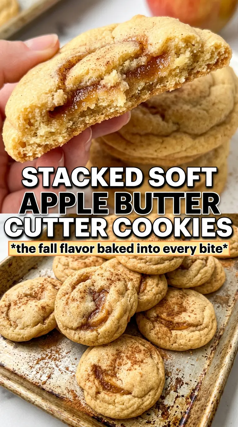 Apple Butter Cookies soft spiced caramelized