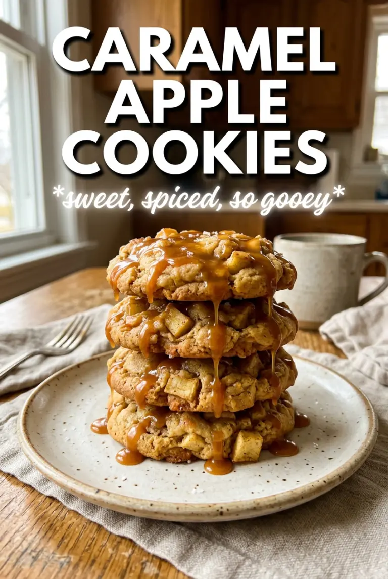 Caramel Apple Cookies