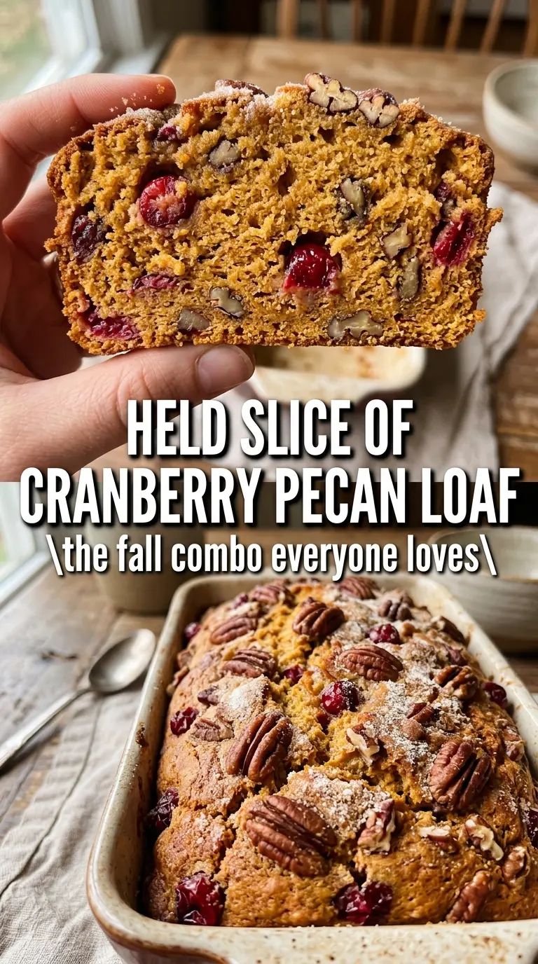 Cranberry Pecan Pumpkin Bread cranberry pecan orange glaze