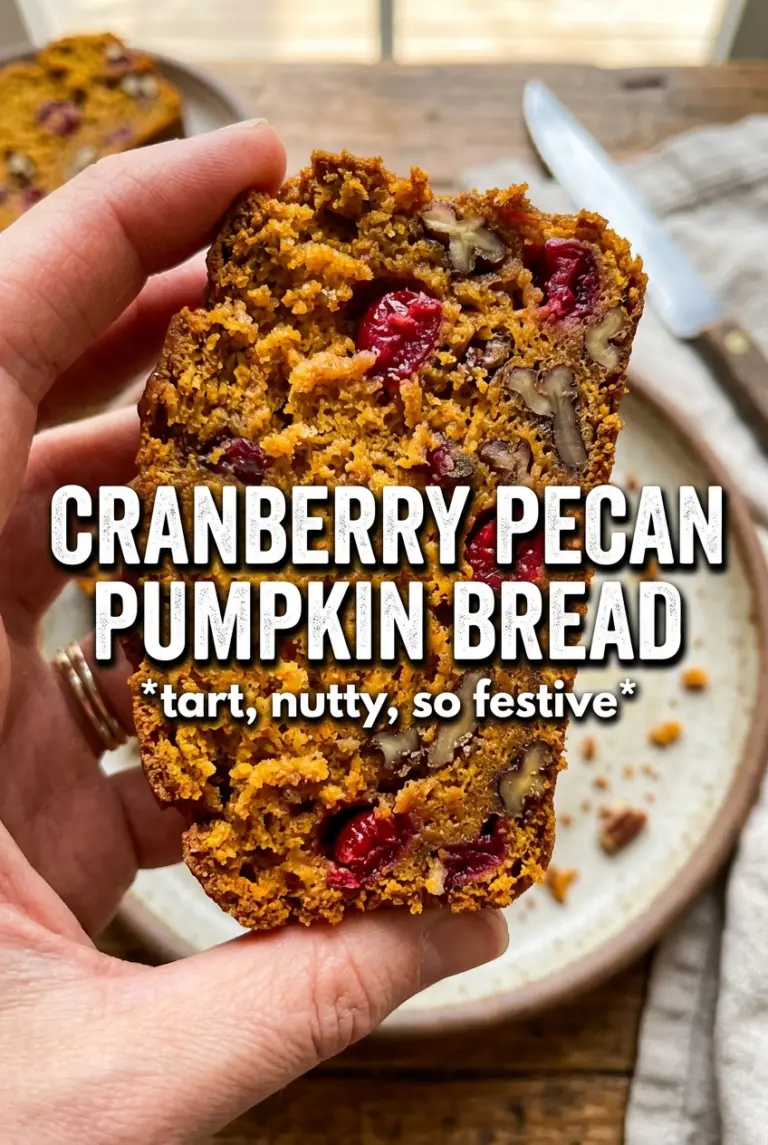Cranberry Pecan Pumpkin Bread