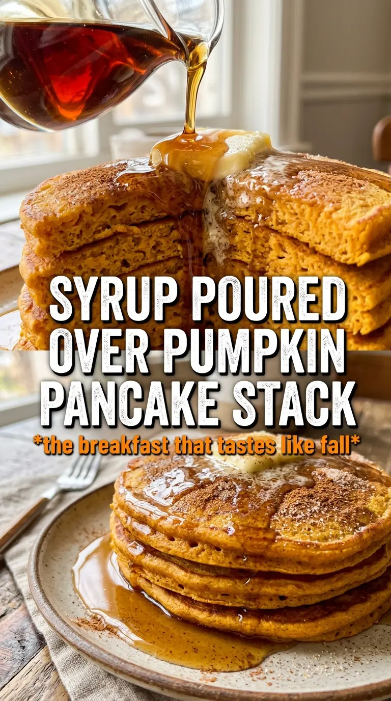 Pumpkin Pancakes fluffy spiced stack
