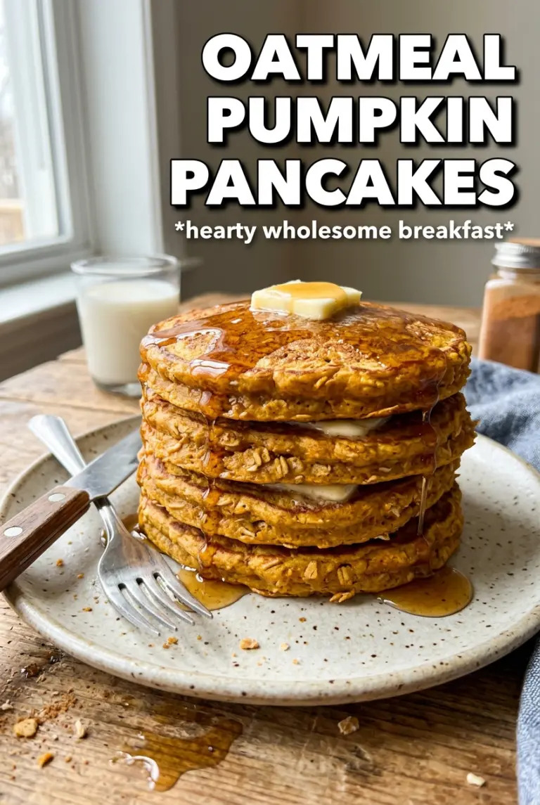 Oatmeal Pumpkin Pancakes