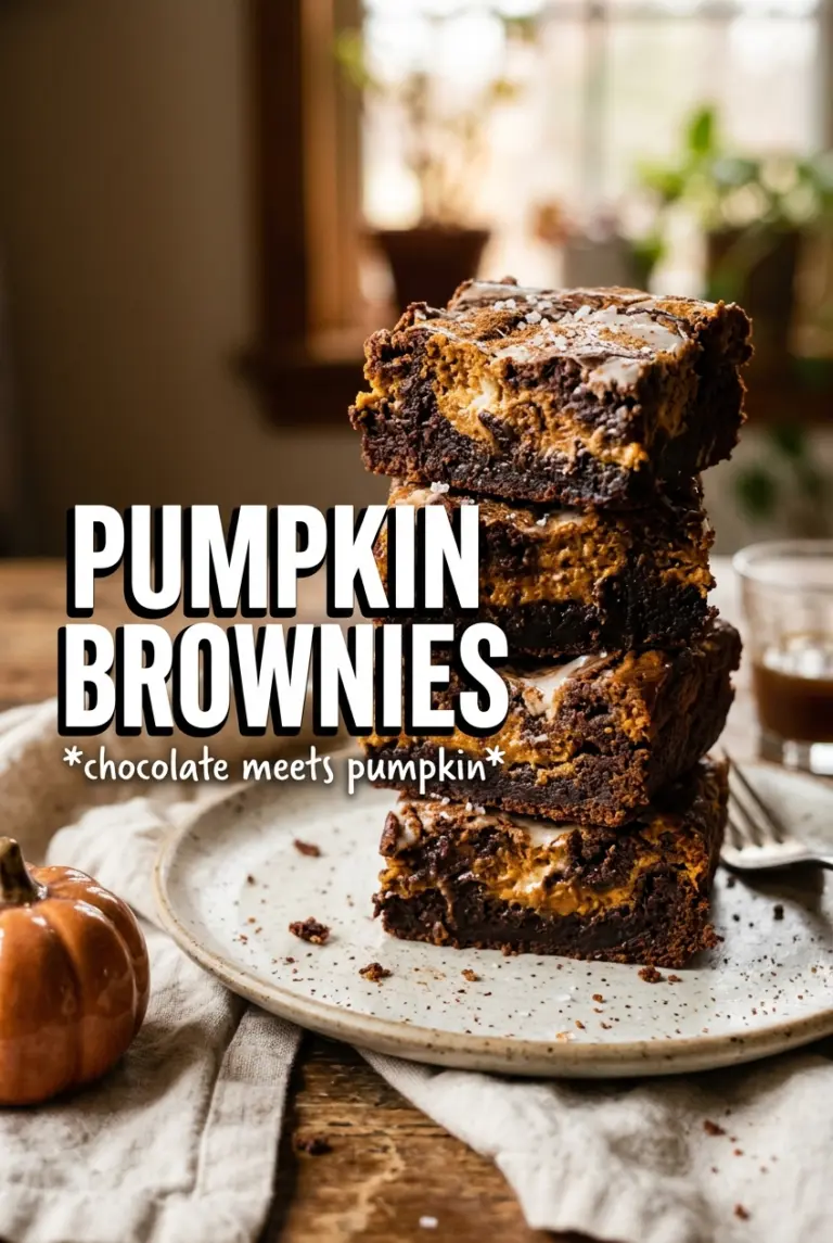 Pumpkin Brownies