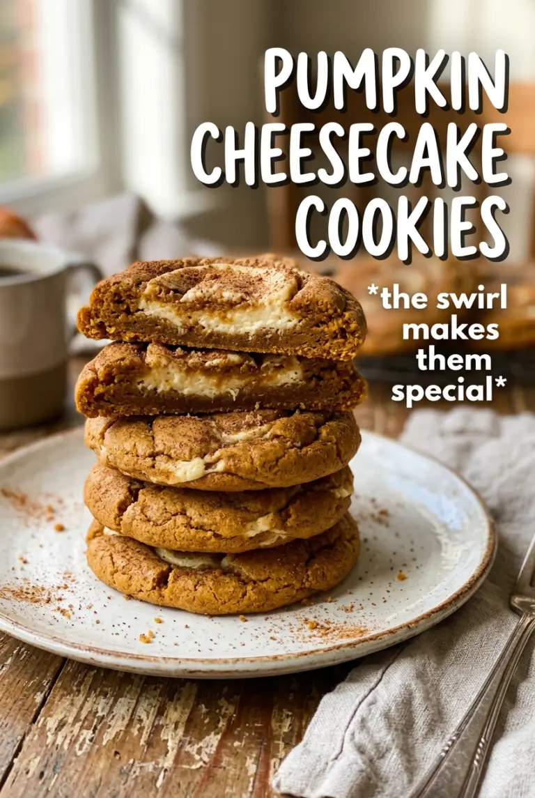 Pumpkin Cheesecake Cookies
