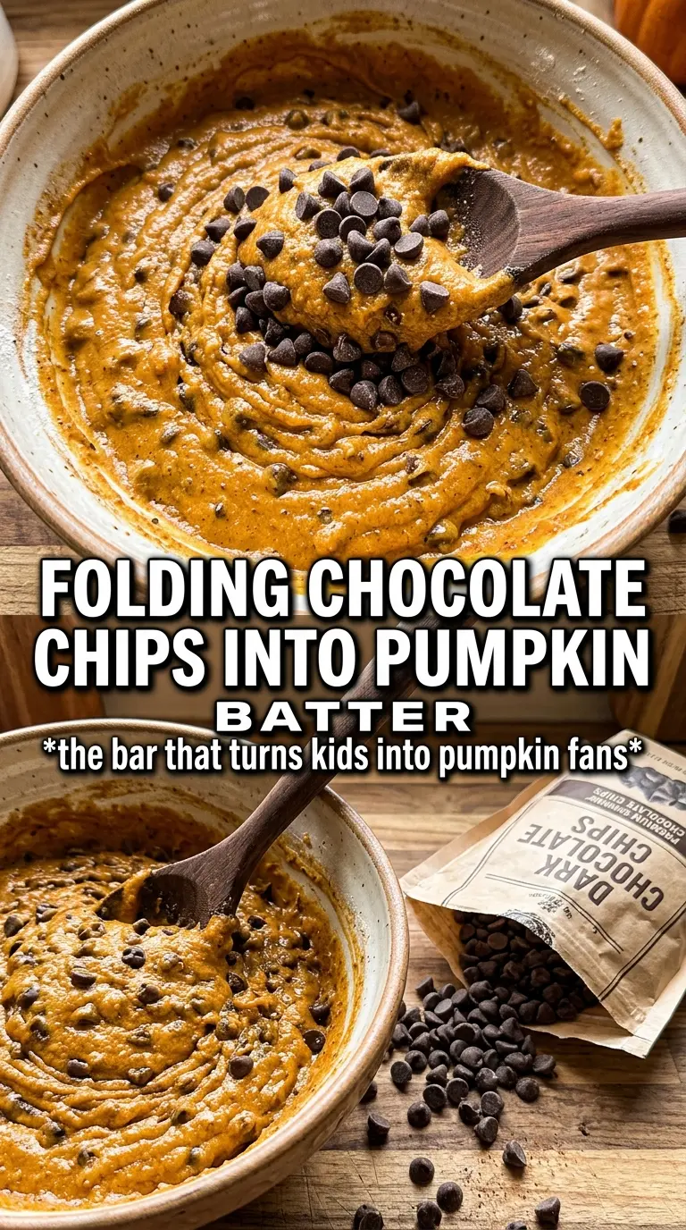 Pumpkin Chocolate Chip Bars moist tender chocolate pockets