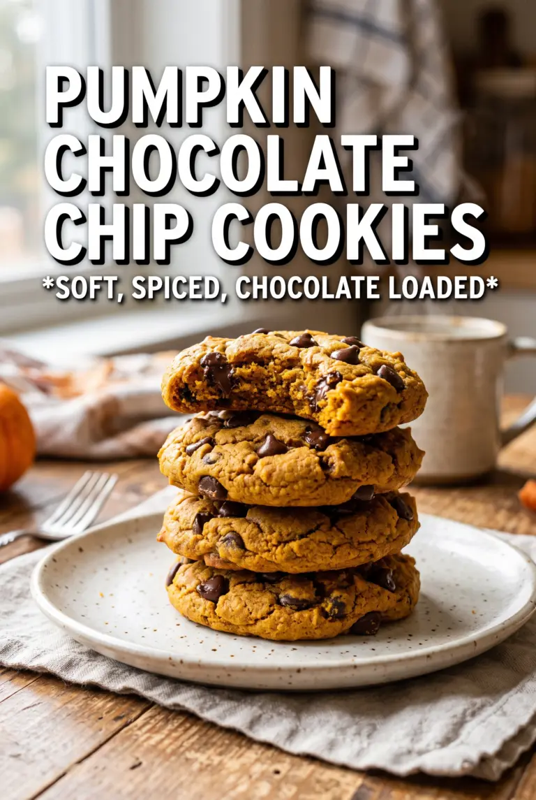 Pumpkin Chocolate Chip Cookies