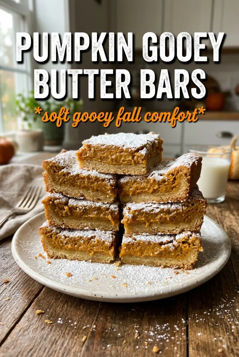 Pumpkin Gooey Butter Bars