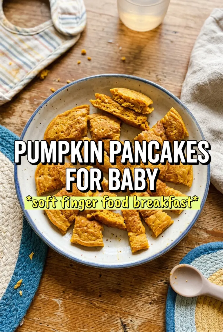 Pumpkin Pancakes for Baby and Toddler