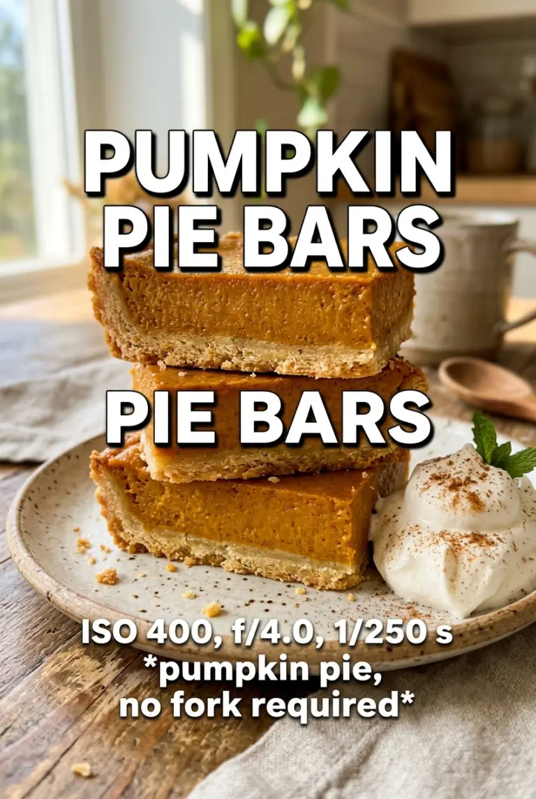 Pumpkin Pie Bars