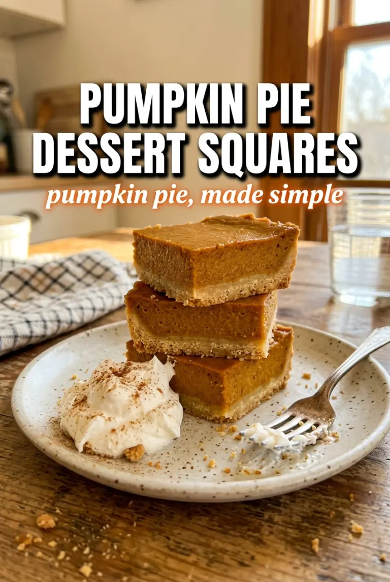 Pumpkin Pie Dessert Squares